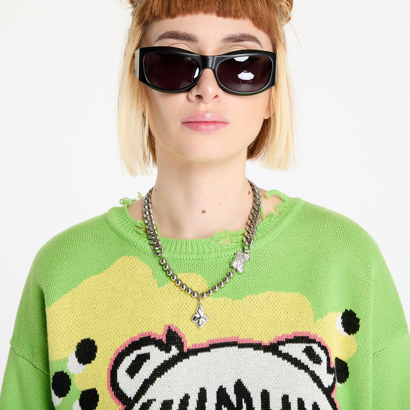 Spiritual Gangster Graphic Knit Sweater