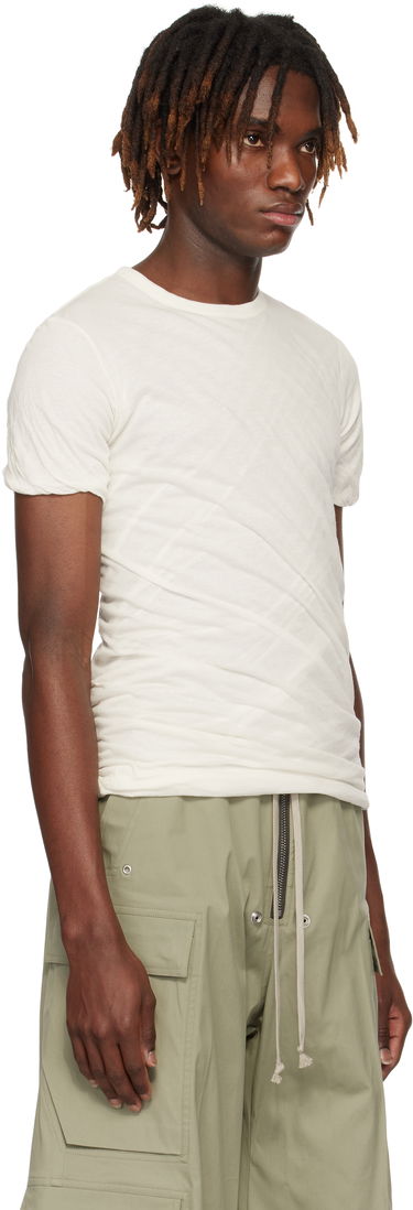 Tričko Rick Owens Rick Owens Porterville Double Short Sleeve T-Shirt Čierna | RU01E5256 UC, 4