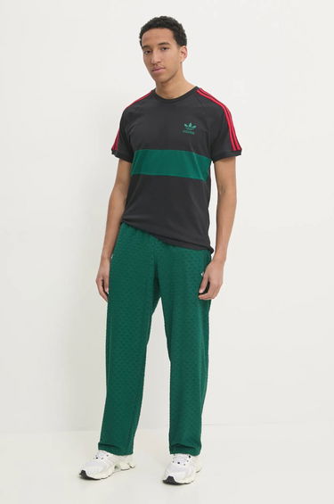 Tričko adidas Originals Three Stripes Panel T-Shirt Čierna | JP1272, 4