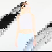 Jeans Seaming Rib Tank Top Black