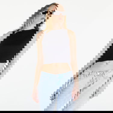 Tielko CALVIN KLEIN Jeans Seaming Rib Tank Top Black Čierna | J20J223108 BEH, 0