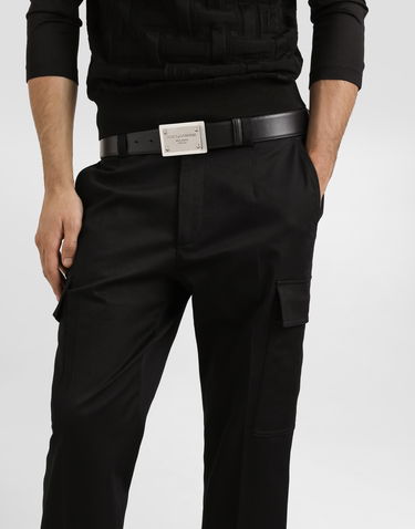 Cargo nohavice Dolce & Gabbana Dolce & Gabbana Cotton Cargo Pants Čierna | GP0Y1TFUFL3N0000, 3