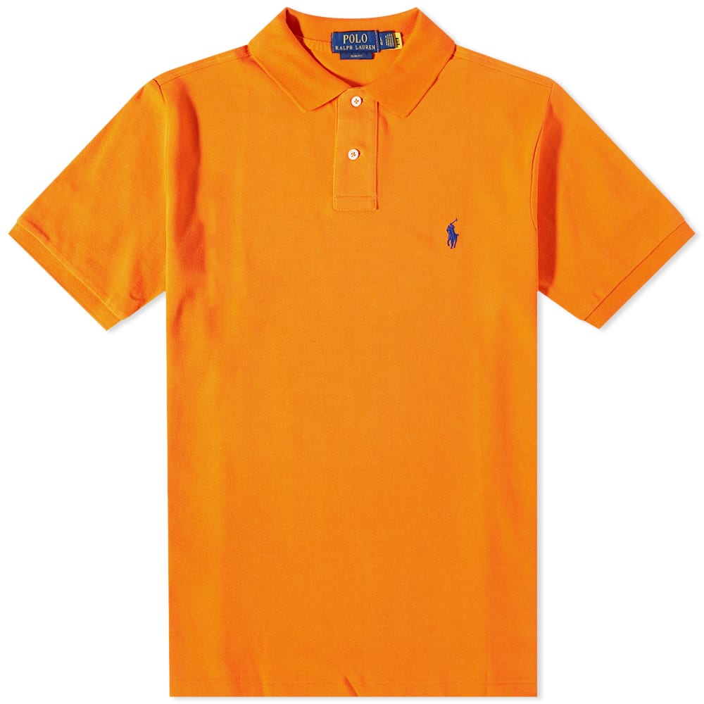 Polo tričko Polo by Ralph Lauren Slim Fit Polo Oranžová | 710795080025, 0