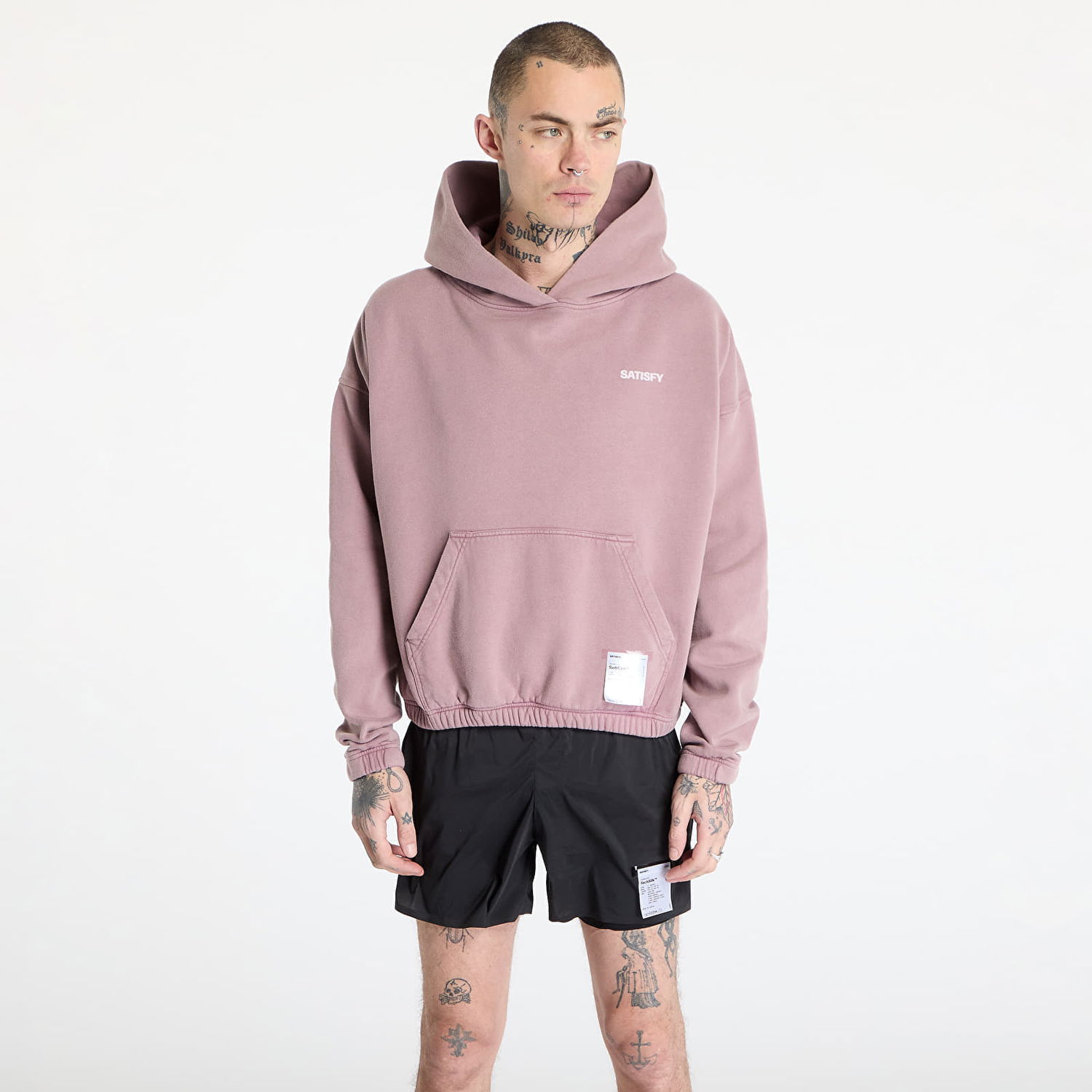 Mikina Satisfy Satisfy SoftCell Hoodie Fialová | 11046-AE-SAB, 0