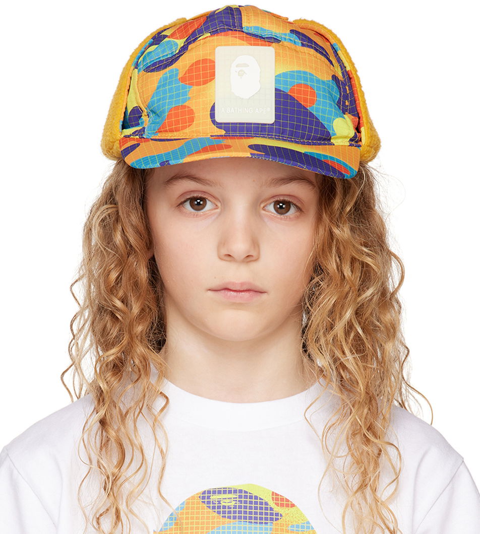 Šiltovka BAPE A Bathing Ape Kids' Camo Trapper Hat Rôznofarebný | 001CPI803001K, 0