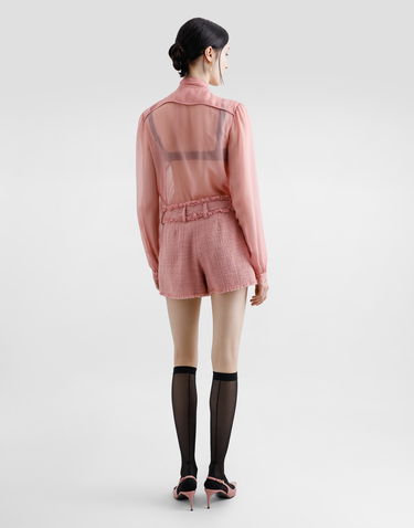 Šortky Dolce & Gabbana Dolce & Gabbana Raschel Tweed Shorts Ružová | FTC2PTGDCYKF0473, 2