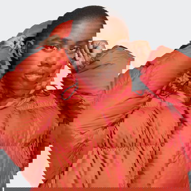 Prešívaná bunda adidas Originals Stella McCartney x Mid-Length Padded Winter Jacket Červená | IA9125, 4