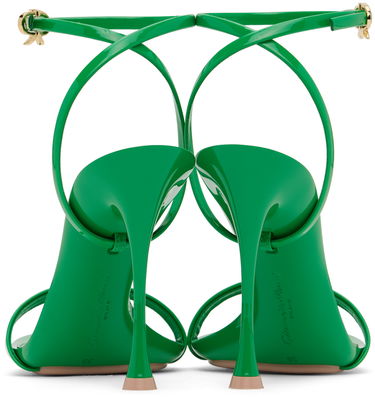 Tenisky a topánky Gianvito Rossi Ribbon Heeled Sandals Zelené | G32174.95LAC.VER, 1