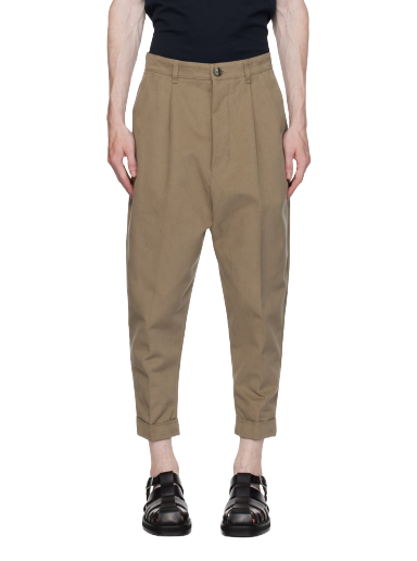 Nohavice AMI Oversized Trousers Béžová | HTR101.CO0052