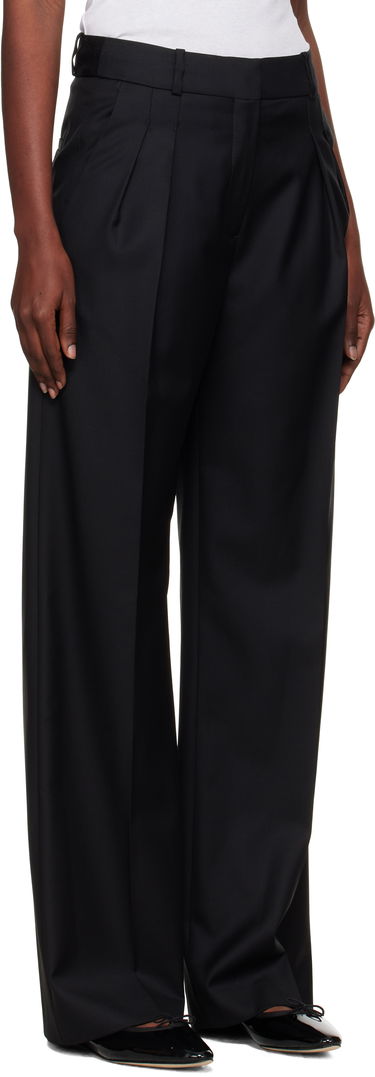 Nohavice Loulou de Saison Loulou de Saison Sbiru LDS Straight Leg Trousers Čierna | SBIRU LDS, 1