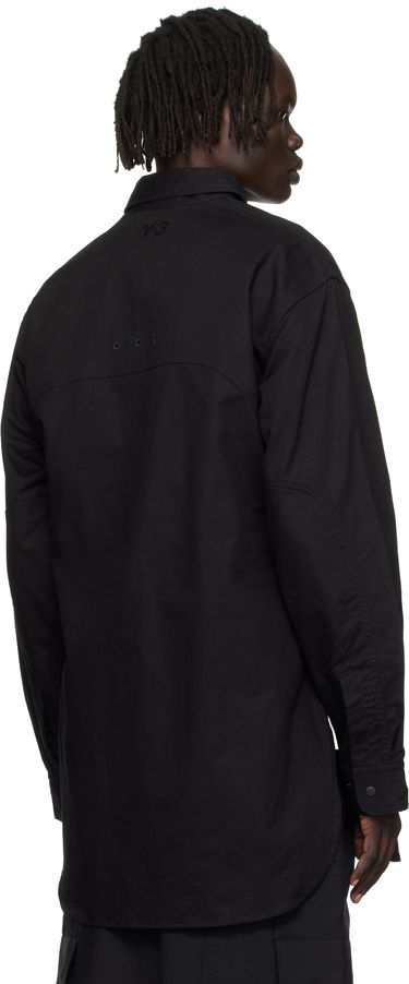 Košeľa Y-3 Y-3 UT Twill Overshirt Čierna | JW4620, 2