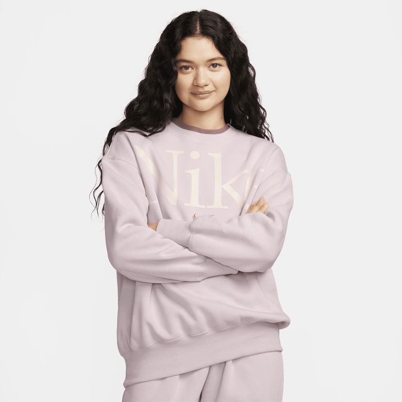 Mikina Nike Sportswear Phoenix Fleece Sweatshirt Ružová | FN3654-019