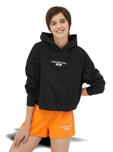 Mikina CALVIN KLEIN Hoodie Čierna | J20J220694.PPYX