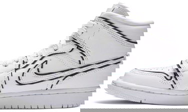 Tenisky a topánky Jordan Air Jordan 1 Mid SE "Iridescent Trim" W Biela | CK6587-100, 2