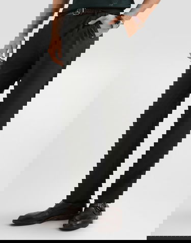 Nohavice Dolce & Gabbana Virgin Wool Trousers Čierna | GW0NETGK048V0687, 3