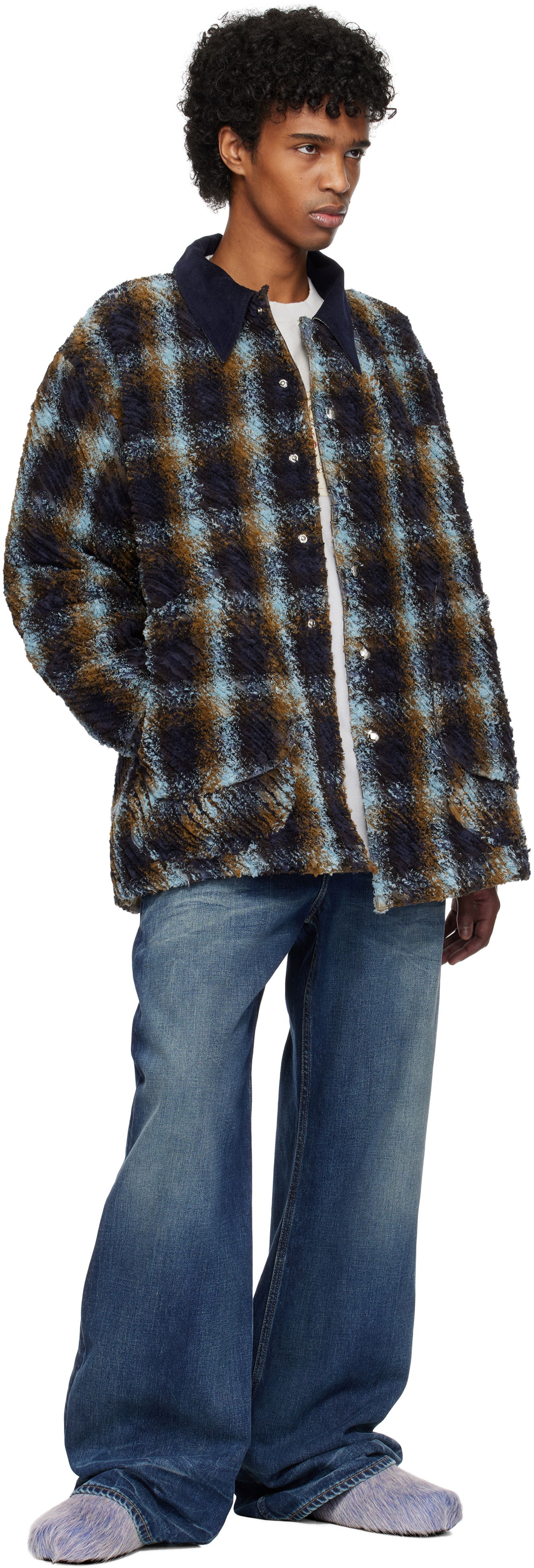 Collina Strada Plaid Fleece Stable Jacket