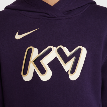 Mikina Nike Kylian Mbappé Club Fleece Hoodie Fialová | HQ3685-585, 4