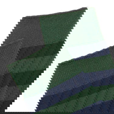 Ponožky BEAMS Rib Stripe Socks Zelené | 3843-0012-479-65, 2