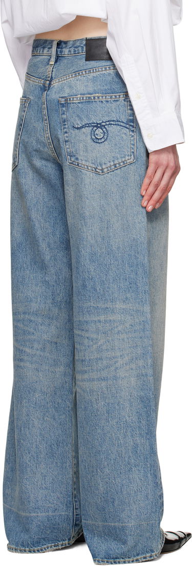 Džínsy R13 R13 D'Arcy Loose Jeans Modrá | R13WD038-D149E, 2