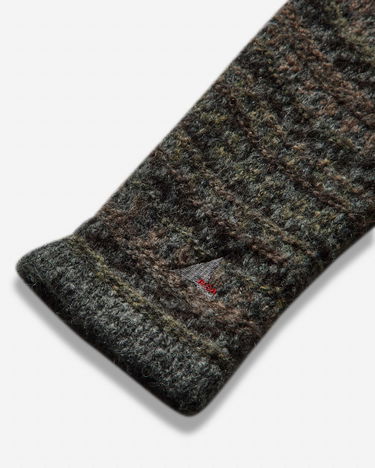 Mikina ROA Fair Isle Felted Knit Zip-Up Hoodie Zelené | RBMW0520YA74 GRN0012, 4