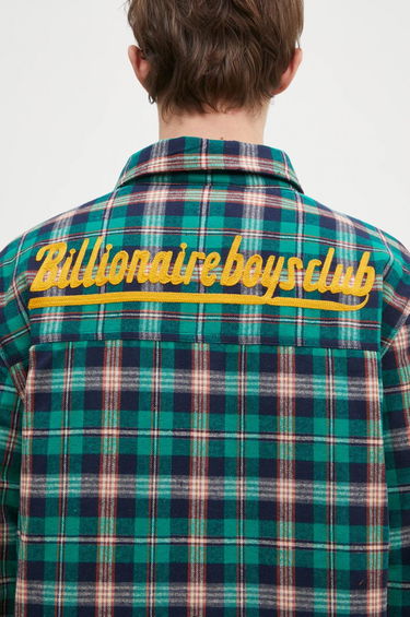 Košeľa BILLIONAIRE BOYS CLUB Billionaire Boys Club Padded Check Overshirt Zelené | B24430, 3