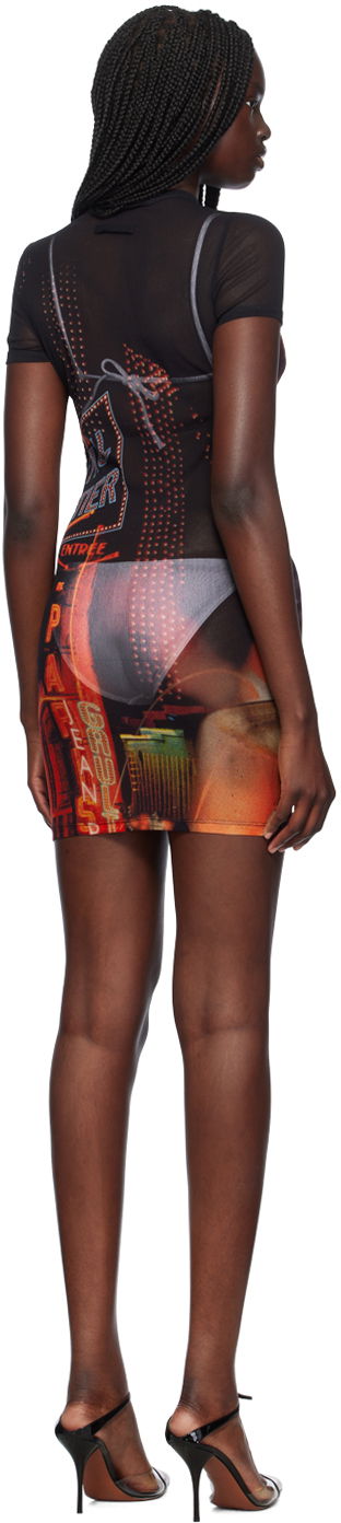 Šaty Jean Paul Gaultier Jean Paul Gaultier 'The Pigalle' Mesh Minidress Rôznofarebný | 24/30-F-RO248-T552-00301550, 2