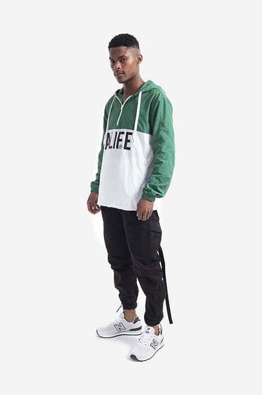 Vetrovka Alife Windbreaker With Logo Zelené | ALISS20.28, 1
