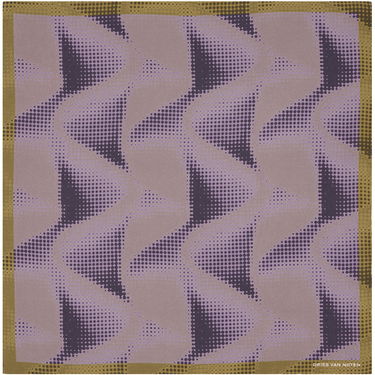 Oblečenie Dries Van Noten Brown & Purple Silk Pocket Square Metalická | 242-021300-9008, 0