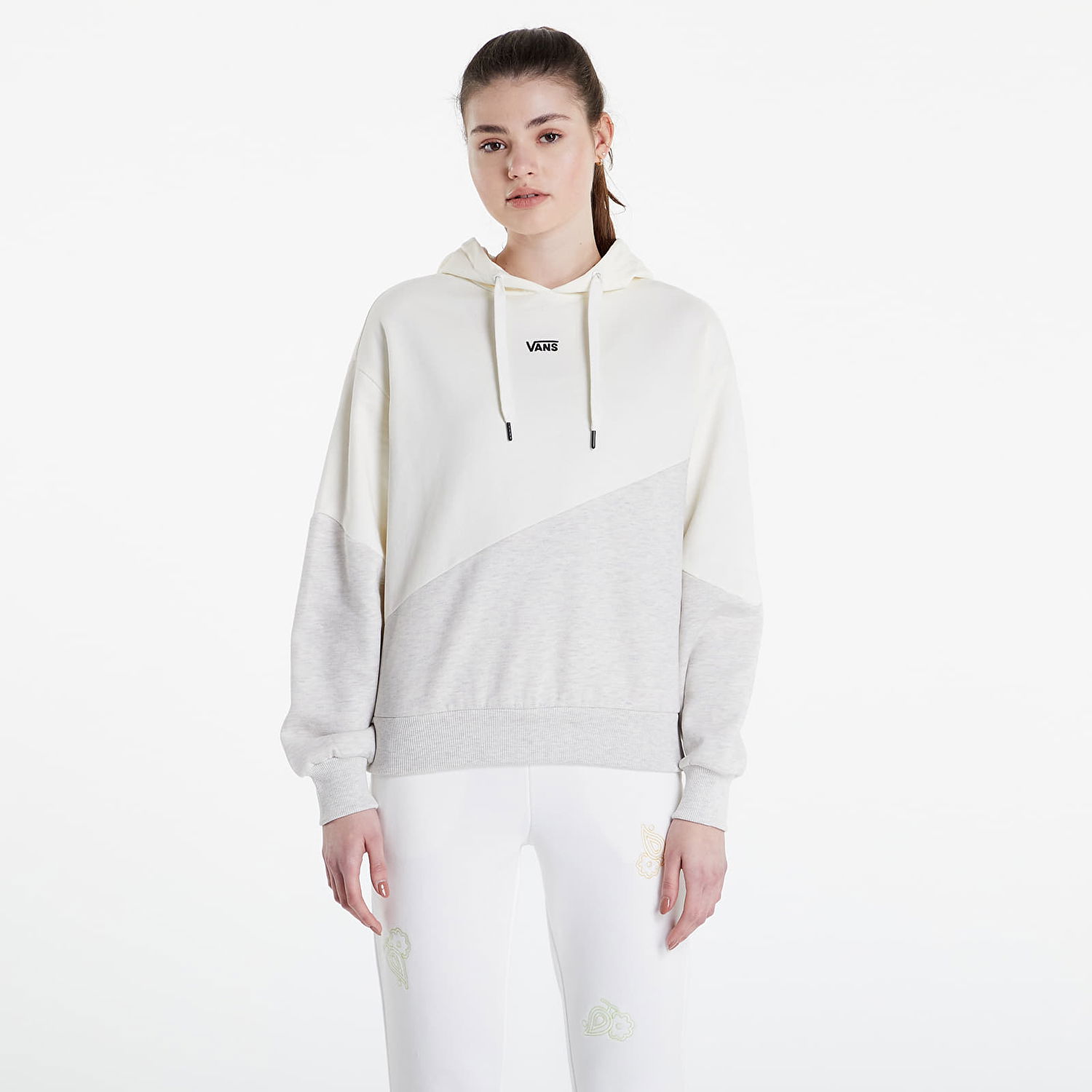 Mikina Vans Blocked Off Hoodie Šedá | VN0A5LKKFS81, 0