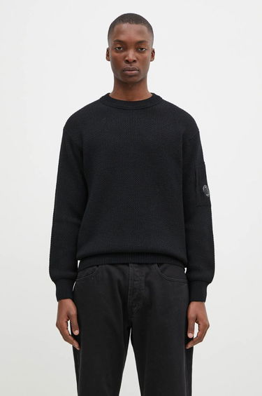 Sveter C.P. Company Knitwear Crew Neck Sweater Čierna | 17CMKN228A006595A, 0