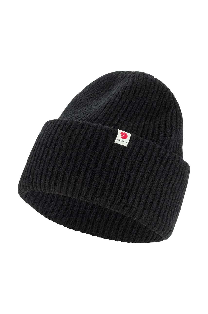 Kulicha FJÄLLRÄVEN Heavy Beanie Knitted Hat Čierna | F12100006.550, 0