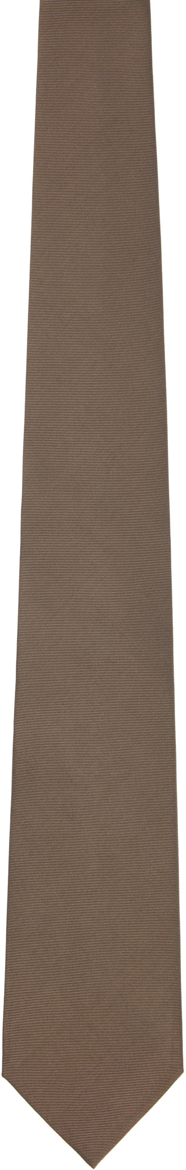 Šál Tom Ford TOM FORD Silk Tie Hnedá | STE001-S0092, 0