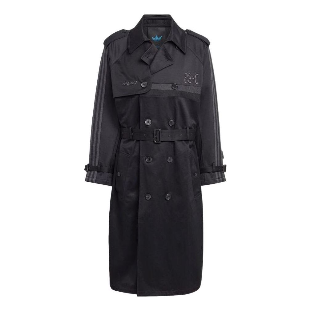 Trenčkot adidas Originals Originals 83-C Trench Coat Čierna | IA2465, 0