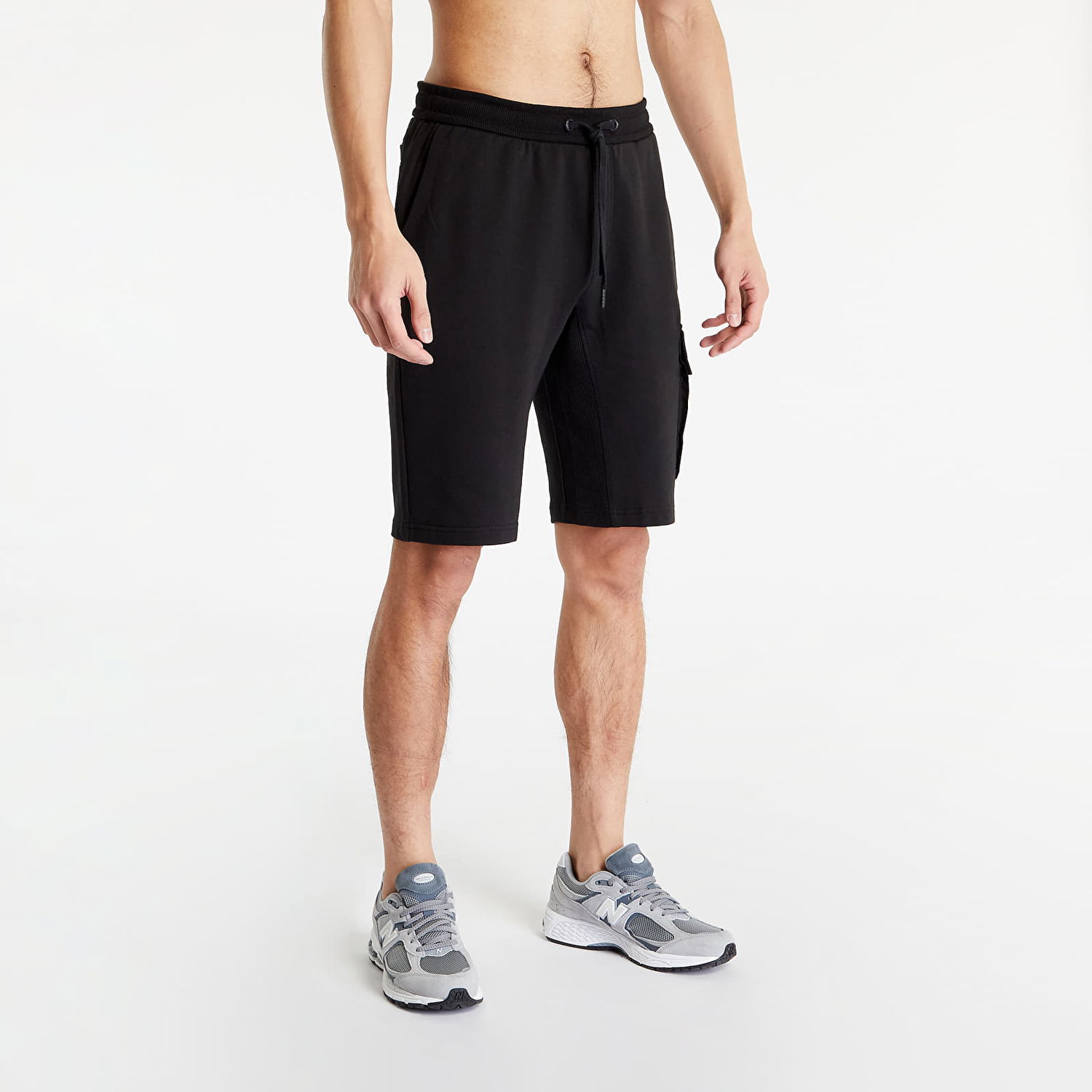 Šortky CALVIN KLEIN Monologo Badge Short Čierna | J30J323140BEH, 1