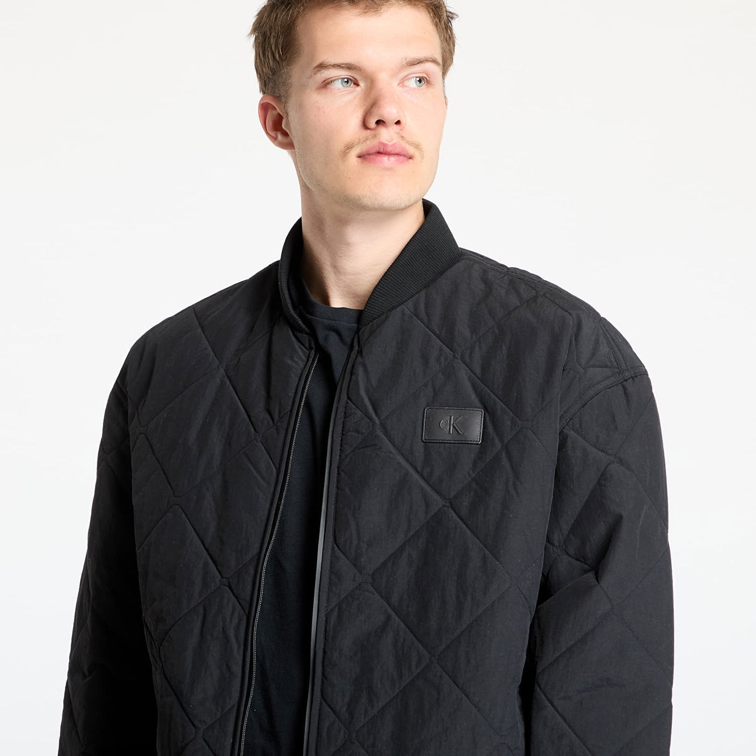 Bomber bunda CALVIN KLEIN Calvin Klein Jeans Quilted Jacket Čierna | J30J326936 BEH, 1