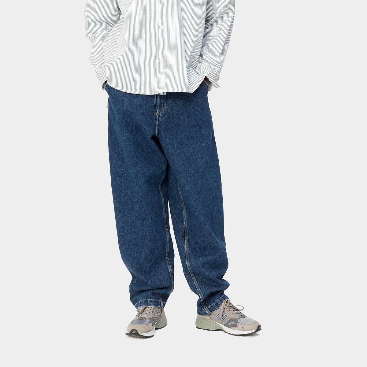 Džínsy Carhartt WIP Curron Pant "Blue Stone Washed" Navy | I032707_01_06, 0