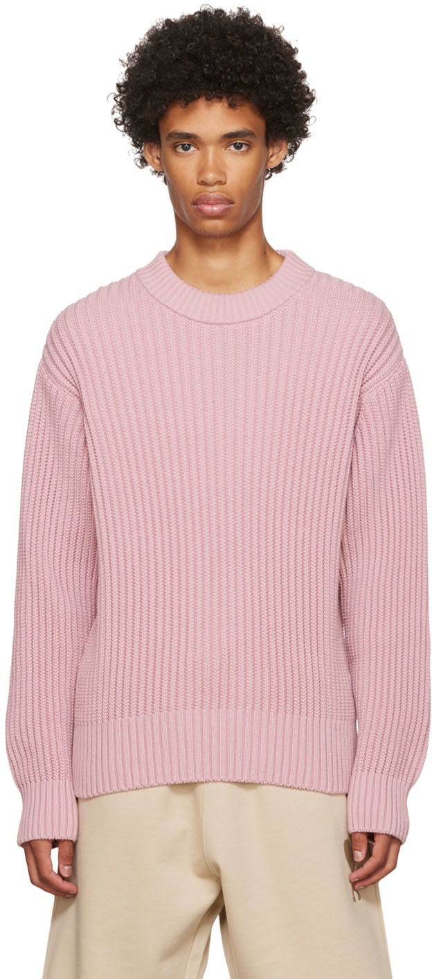 Sveter AMI Organic Cotton Sweater Ružová | HKS010.016, 0