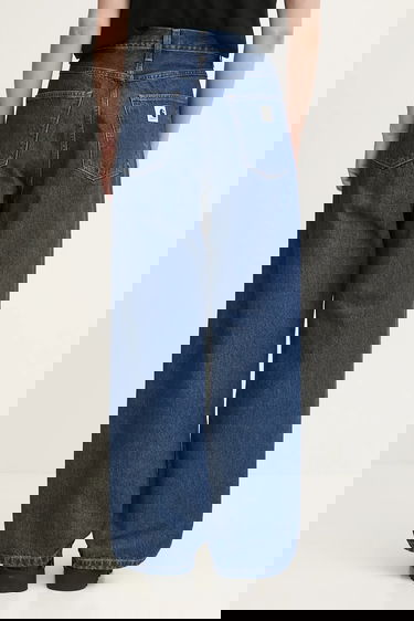 Džínsy Carhartt WIP Jeans High Waist Brandon Modrá | I035892.106, 2