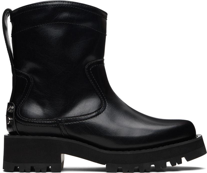 Tenisky a topánky GANNI Low Oleatex Boots Čierna | S3088