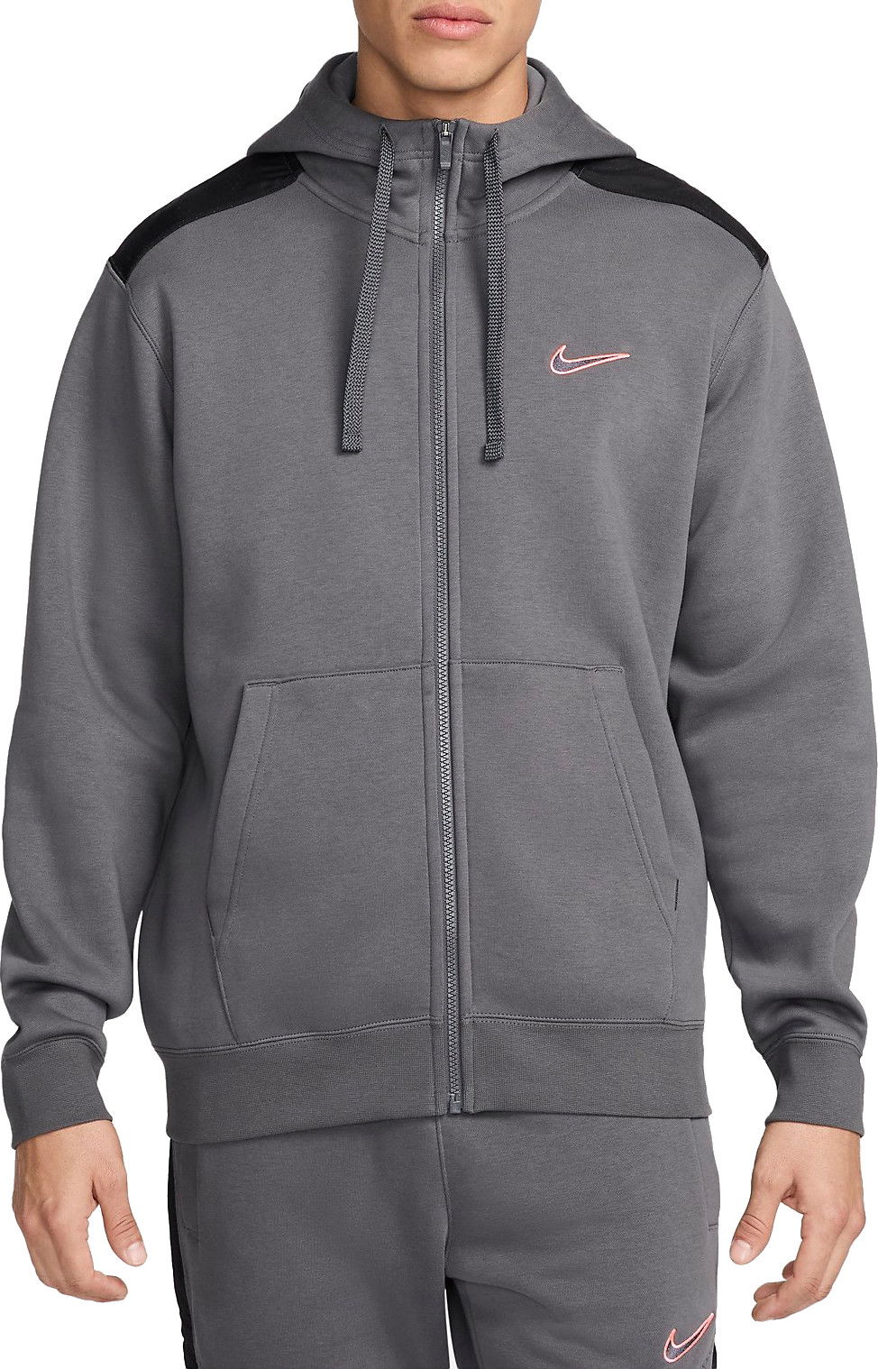 Men's Full-Zip Fleece Training Hoodie