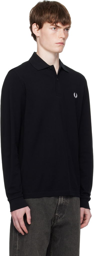 Polo tričko Fred Perry Long Sleeve Polo Biela | M6006, 4