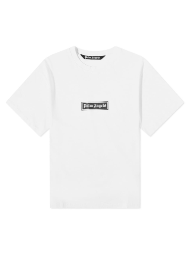 Tričko Palm Angels Garmet Dyed Box Logo Tee Biela | PMAA065F22JER0020101