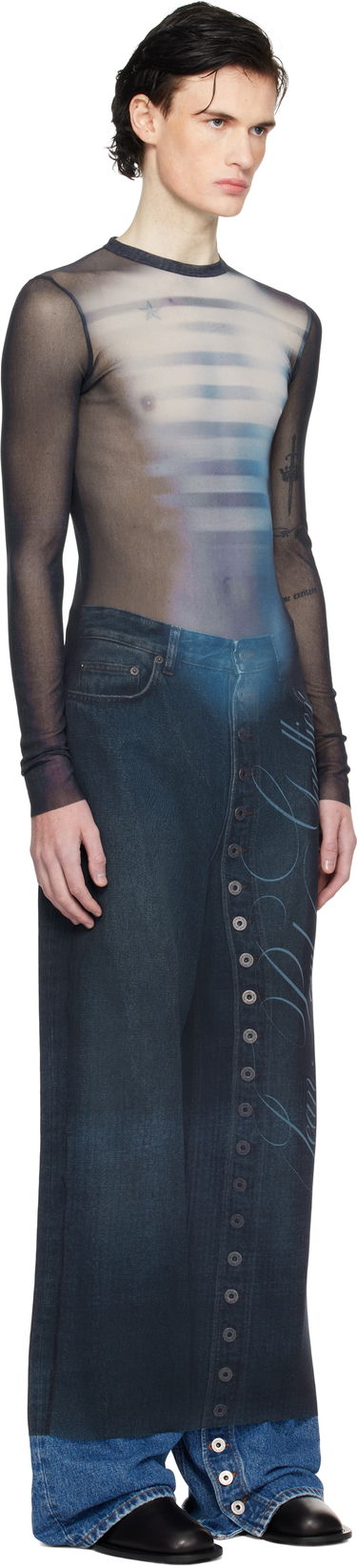 Tričko Jean Paul Gaultier Jean Paul Gaultier 'Le Mâle' Maxi Dress Rôznofarebný | 25/33-F-RO366-T576-595601, 1