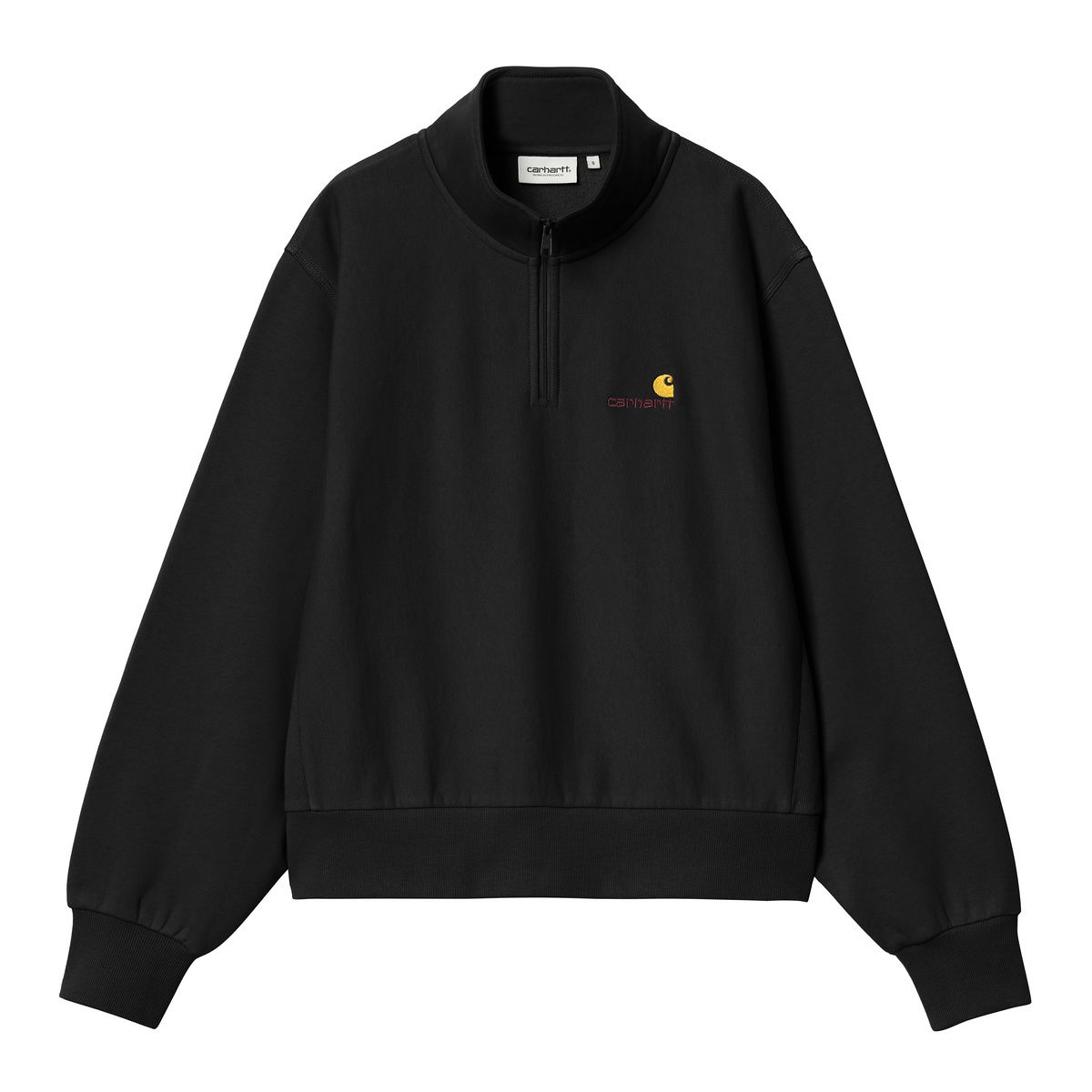 Mikina Carhartt WIP Script High Neck Sweatshirt Čierna | I033827_9, 0
