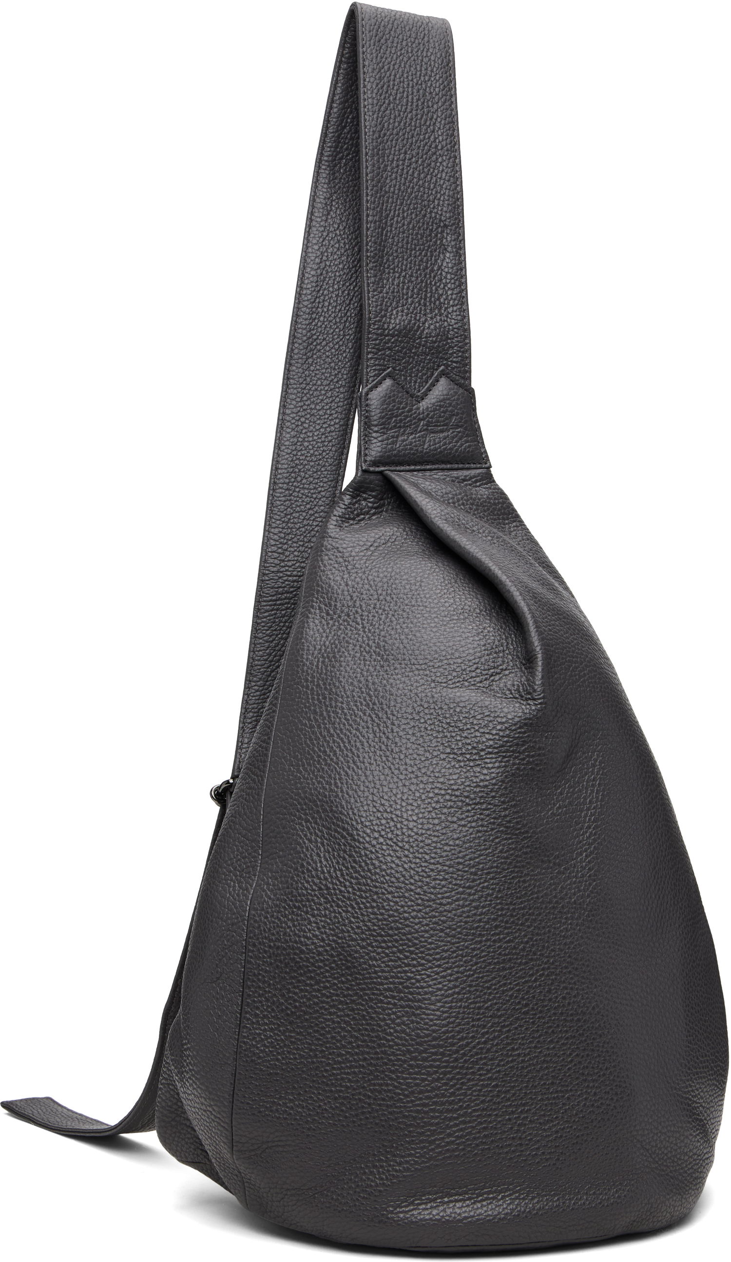 Taška cez rameno Yohji Yamamoto YOHJI YAMAMOTO Tuck Sling Medium Bag Čierna | DM-I93-707, 1