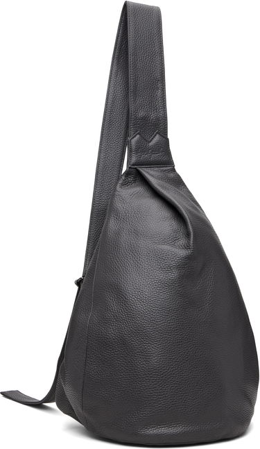 Taška cez rameno Yohji Yamamoto YOHJI YAMAMOTO Tuck Sling Medium Bag Čierna | DM-I93-707, 1