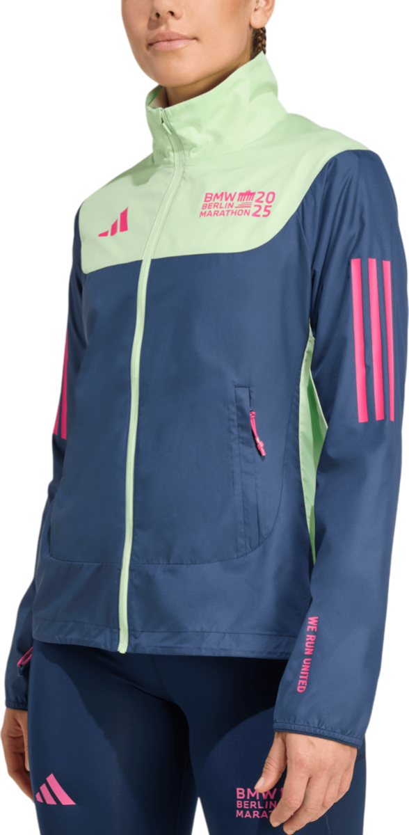 Bunda adidas Originals BMW Berlin Marathon 2025 Legends Jacket Modrá | ka8538