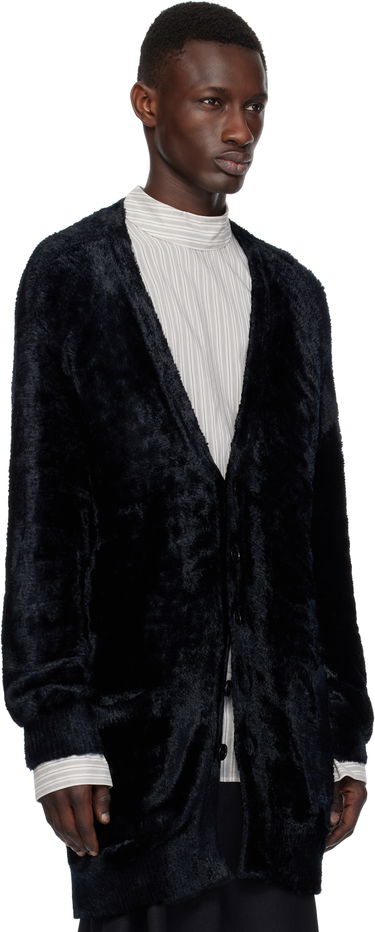 Sveter Dries Van Noten Dries Van Noten Viscose Knit Cardigan Čierna | 251-021215-1707, 1