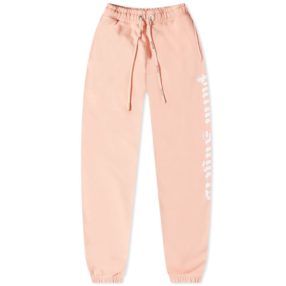 Tepláky Palm Angels Garment Dyed Logo Sweat Pant Ružová | PMCH011S22FLE0036767, 0