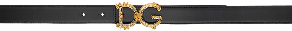 Opasok Dolce & Gabbana Black Logo Belt Čierna | BE1348AZ831, 0